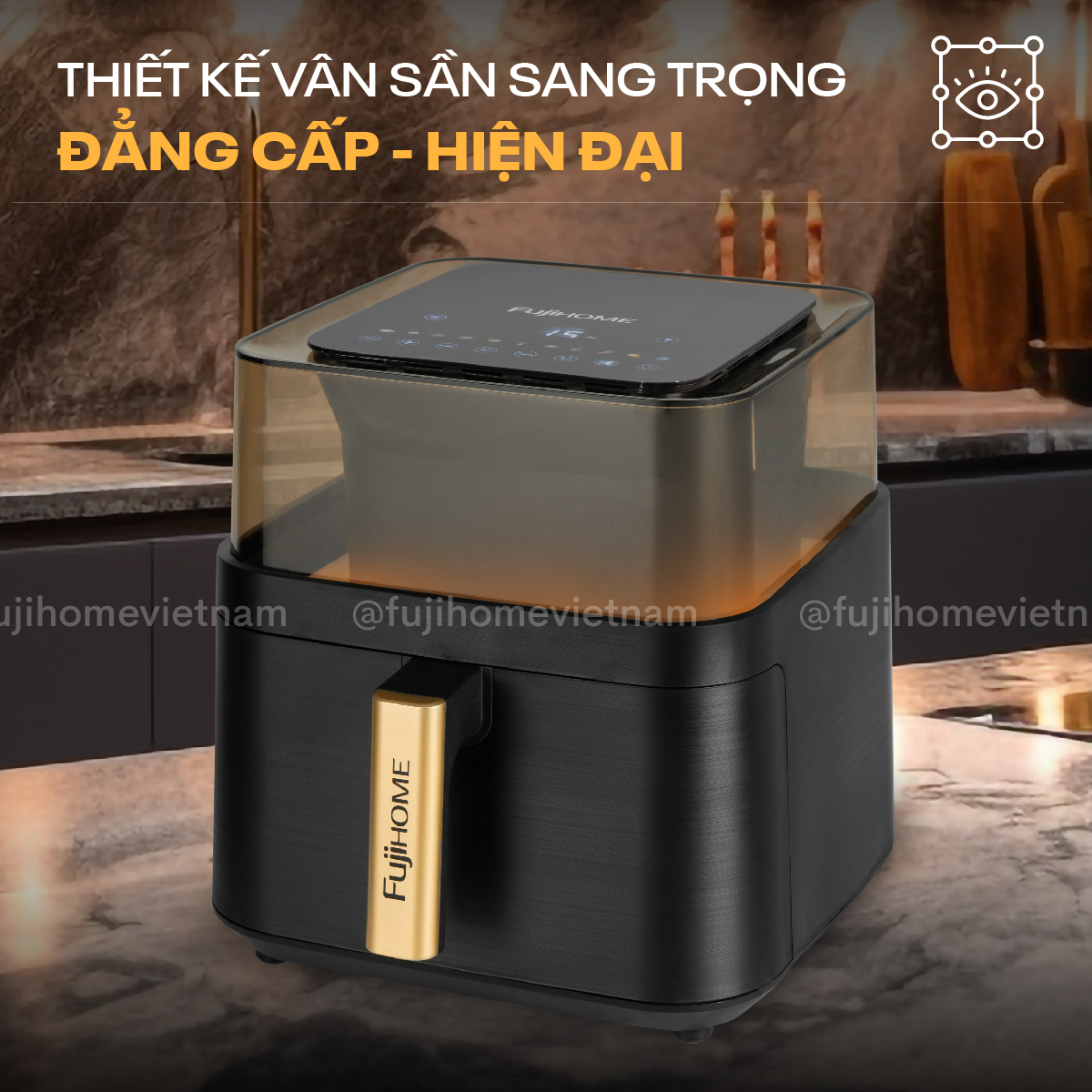 Nồi chiên không dầu Fujihome A8DG2