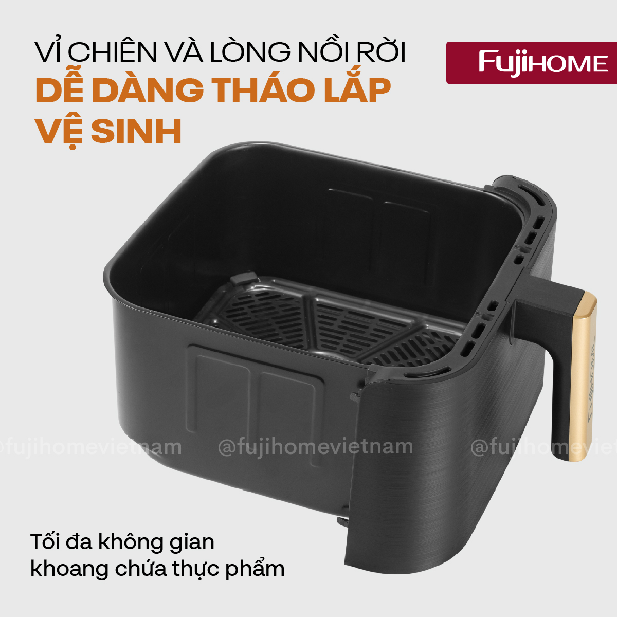Nồi chiên không dầu Fujihome A8DG2