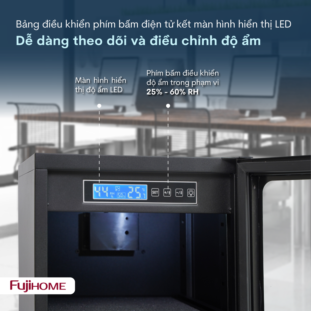 Tủ chống ẩm Fujihome DC-30E