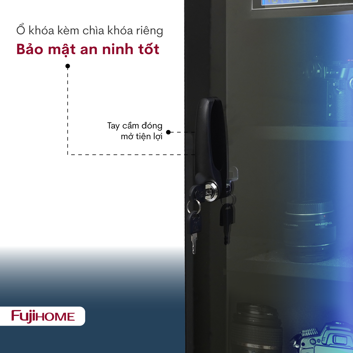 Tủ chống ẩm Fujihome DC-50E