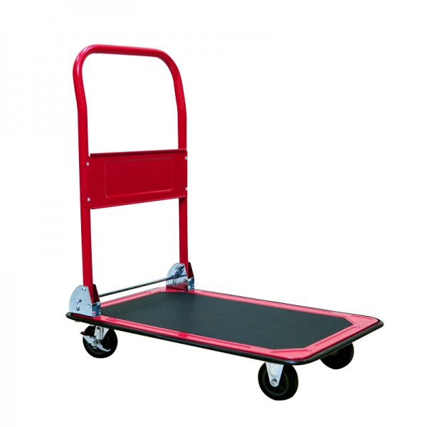 Xe đẩy hàng 4 bánh sàn thép 4 bánh FUJIHOME HT-415