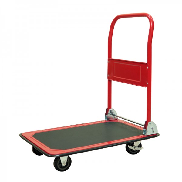 Xe đẩy hàng 4 bánh sàn thép 4 bánh FUJIHOME HT-415