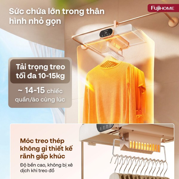 Máy sấy quần áo Fujihome FCD16