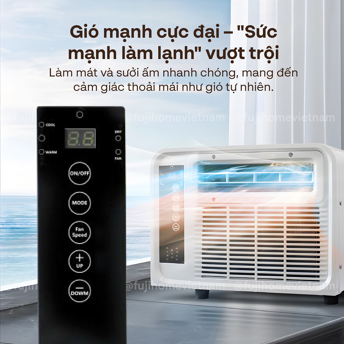 Máy điều hòa mini di động thông minh Fujihome PAC03