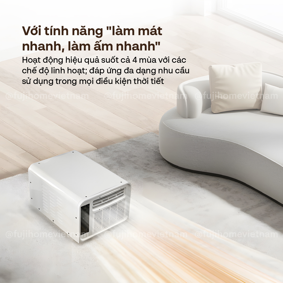 Máy điều hòa mini di động thông minh Fujihome PAC03