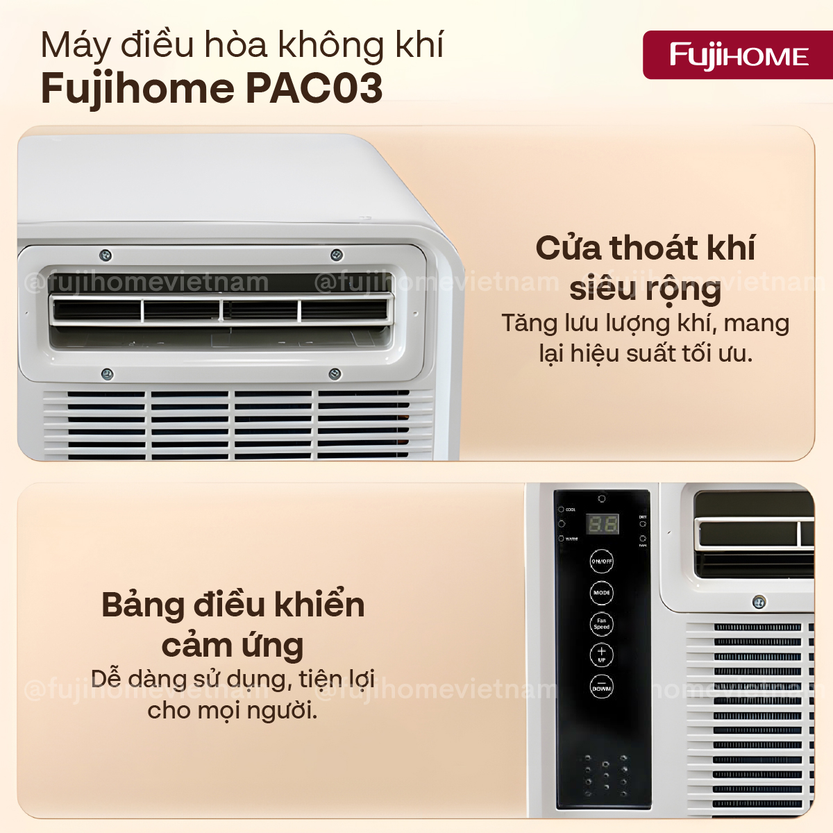 Máy điều hòa mini di động thông minh Fujihome PAC03