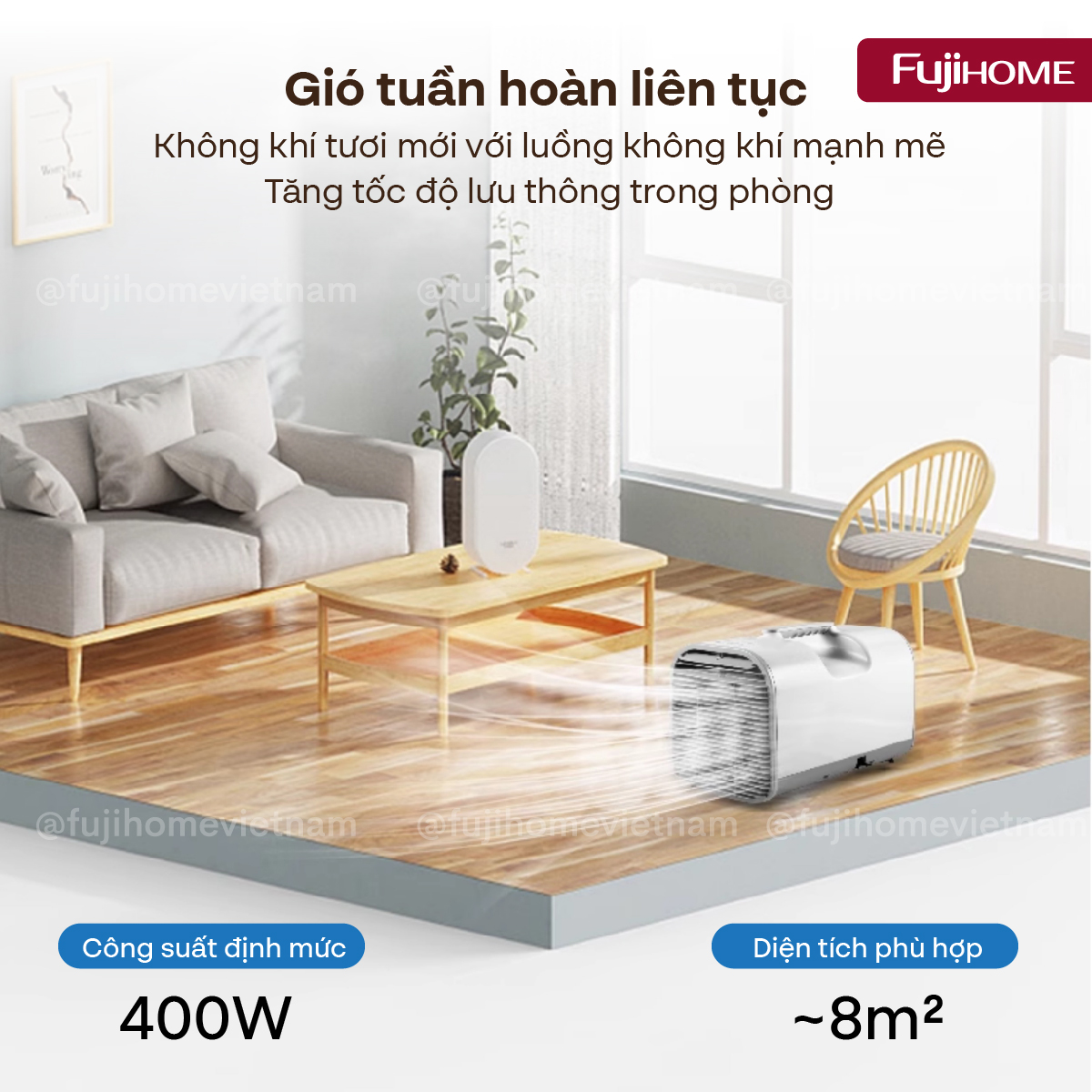 Máy điều hòa mini di động thông minh Fujihome PAC04