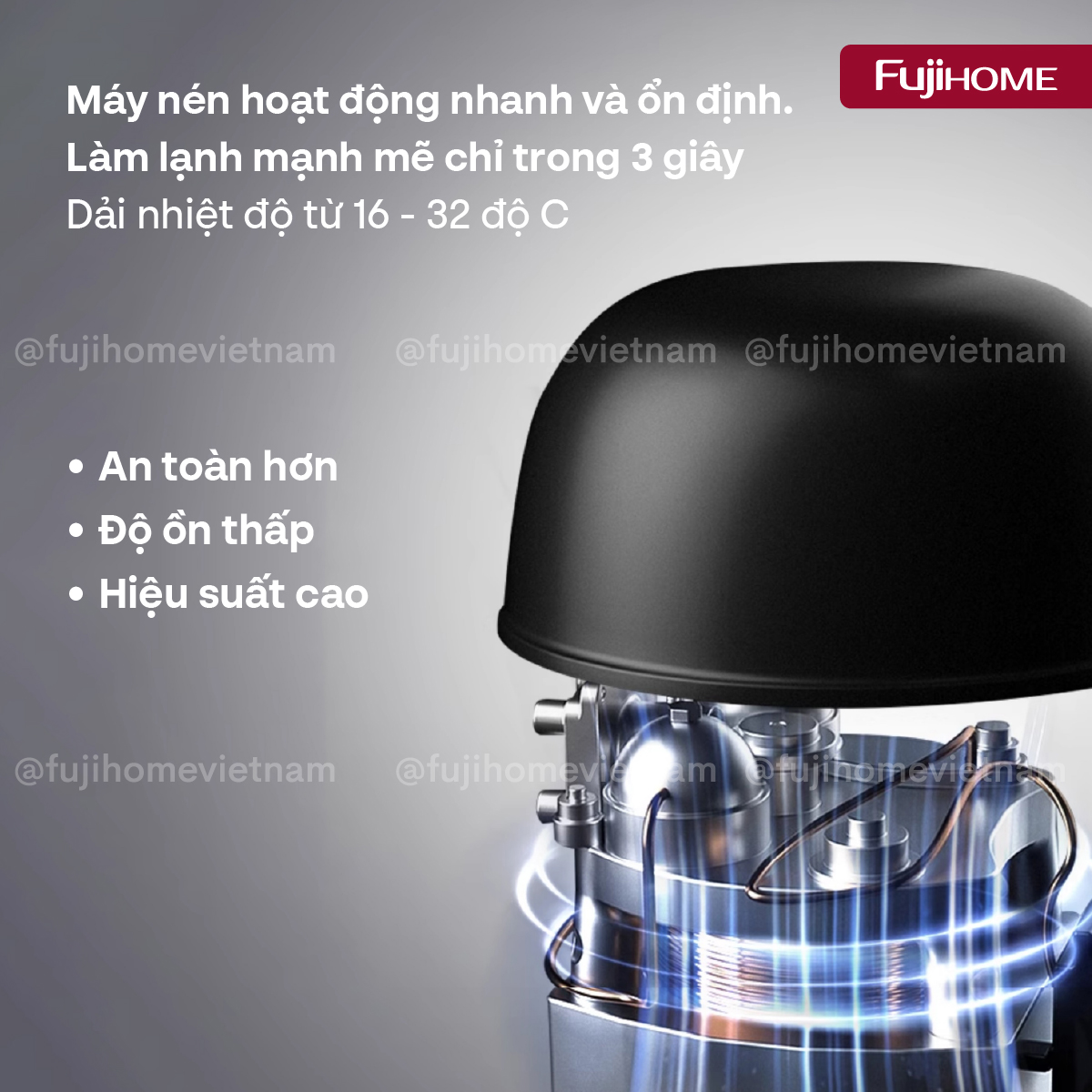 Máy điều hòa mini di động thông minh Fujihome PAC04