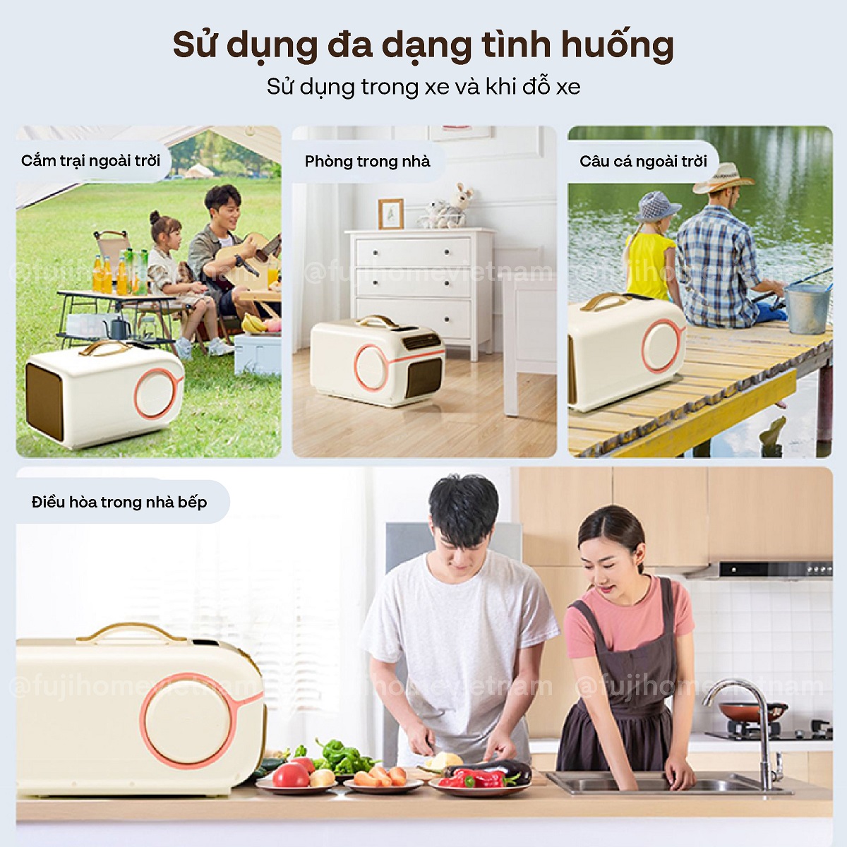 Máy điều hòa mini di động thông minh Fujihome PAC05
