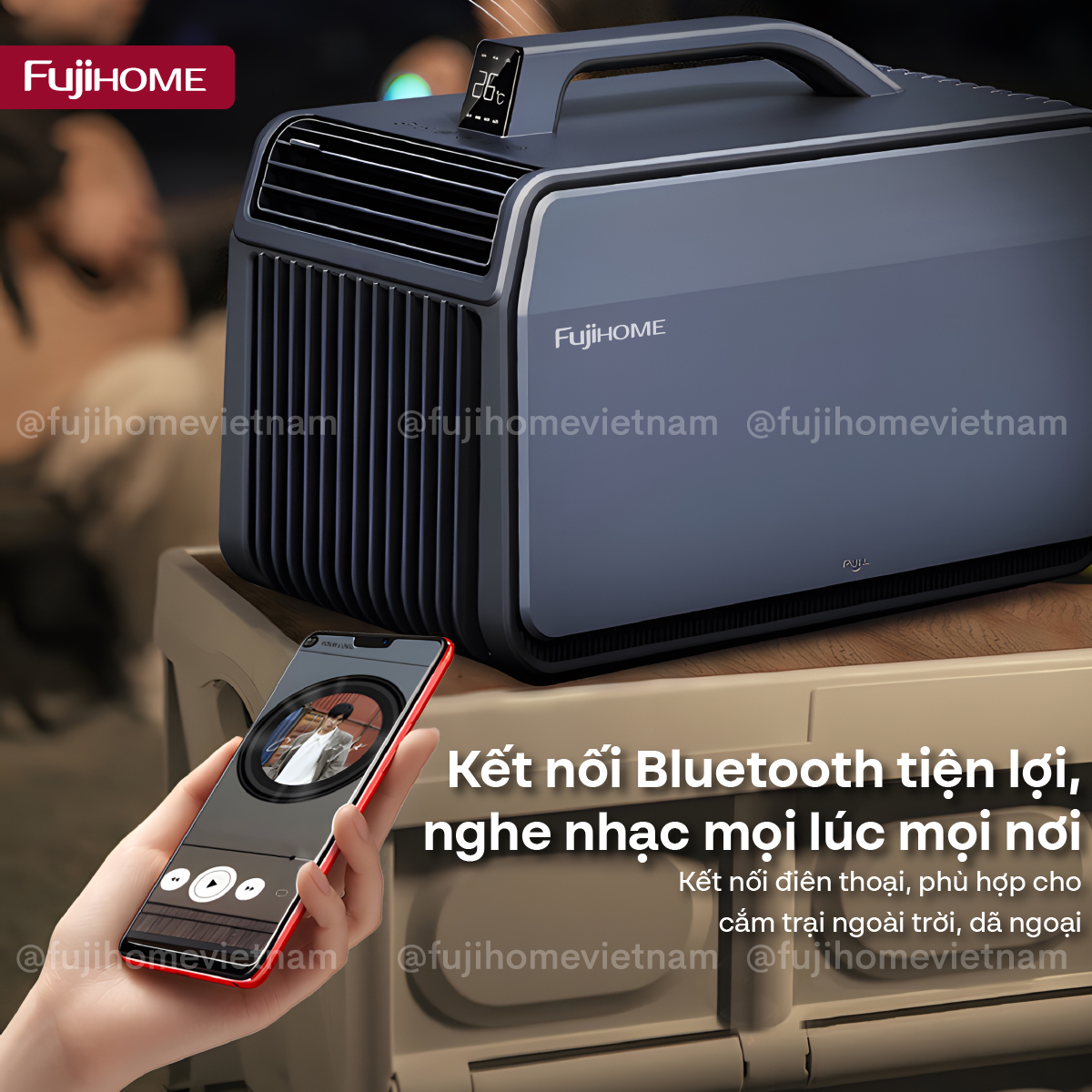 Máy điều hòa mini di động thông minh Fujihome PAC06-Pro công nghệ INVERTER