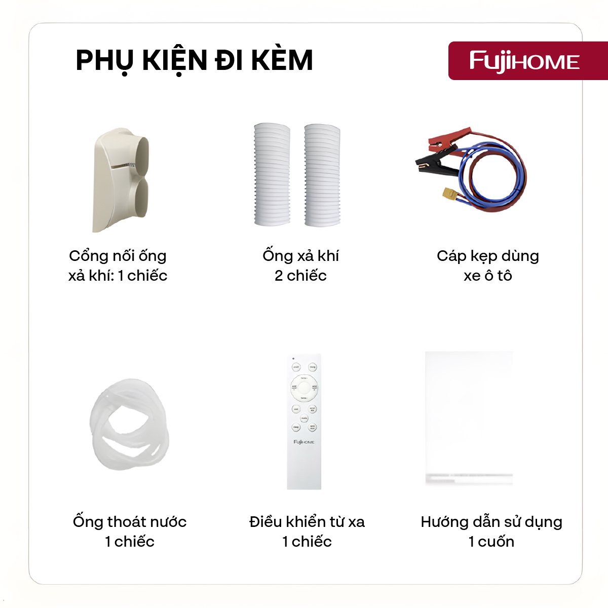 Máy điều hòa mini di động thông minh Fujihome PAC06-Pro công nghệ INVERTER