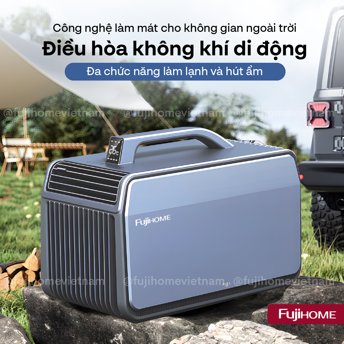 Máy điều hòa mini di động thông minh Fujihome PAC06-Pro công nghệ INVERTER