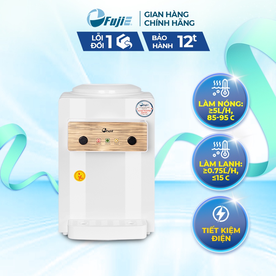 Cây nước nóng lạnh để bàn mini FujiE WD01E (White)