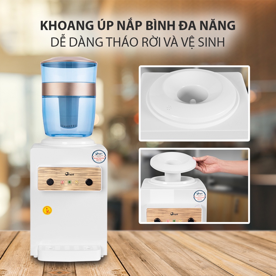 Cây nước nóng lạnh để bàn mini FujiE WD01E (White)