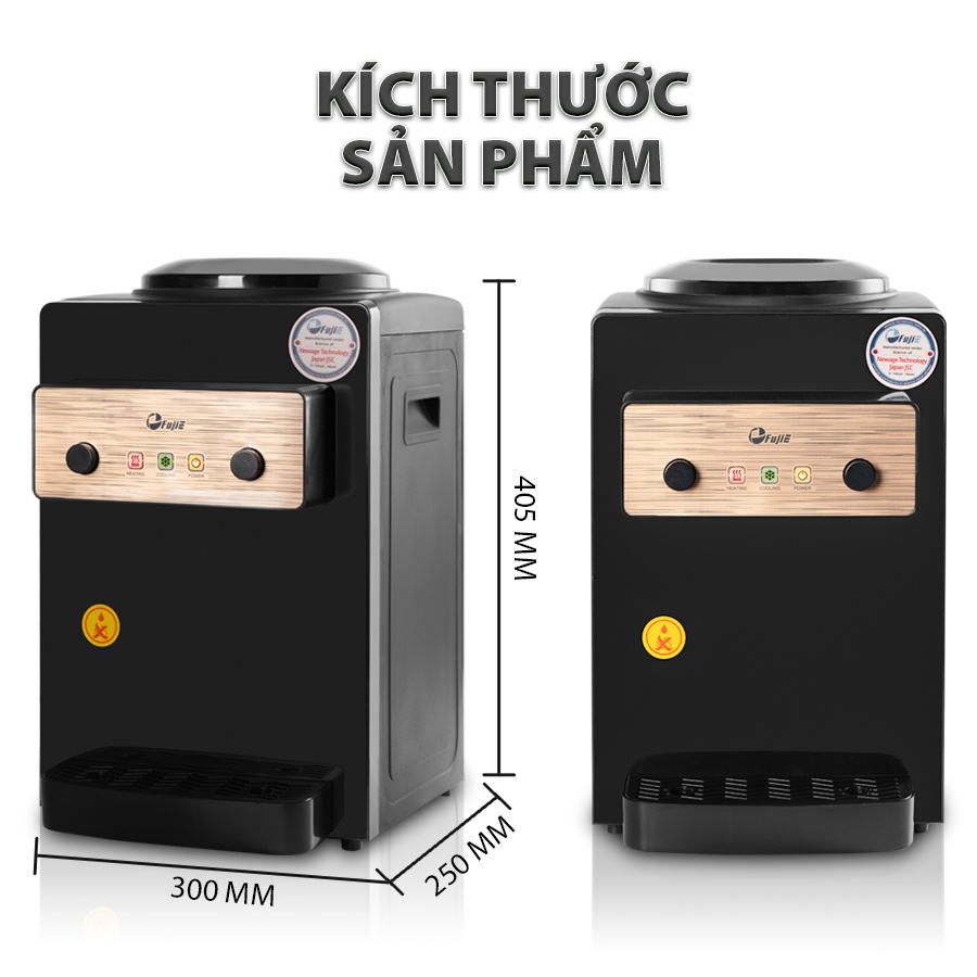 Cây nước nóng lạnh để bàn mini FujiE WD01E (White)