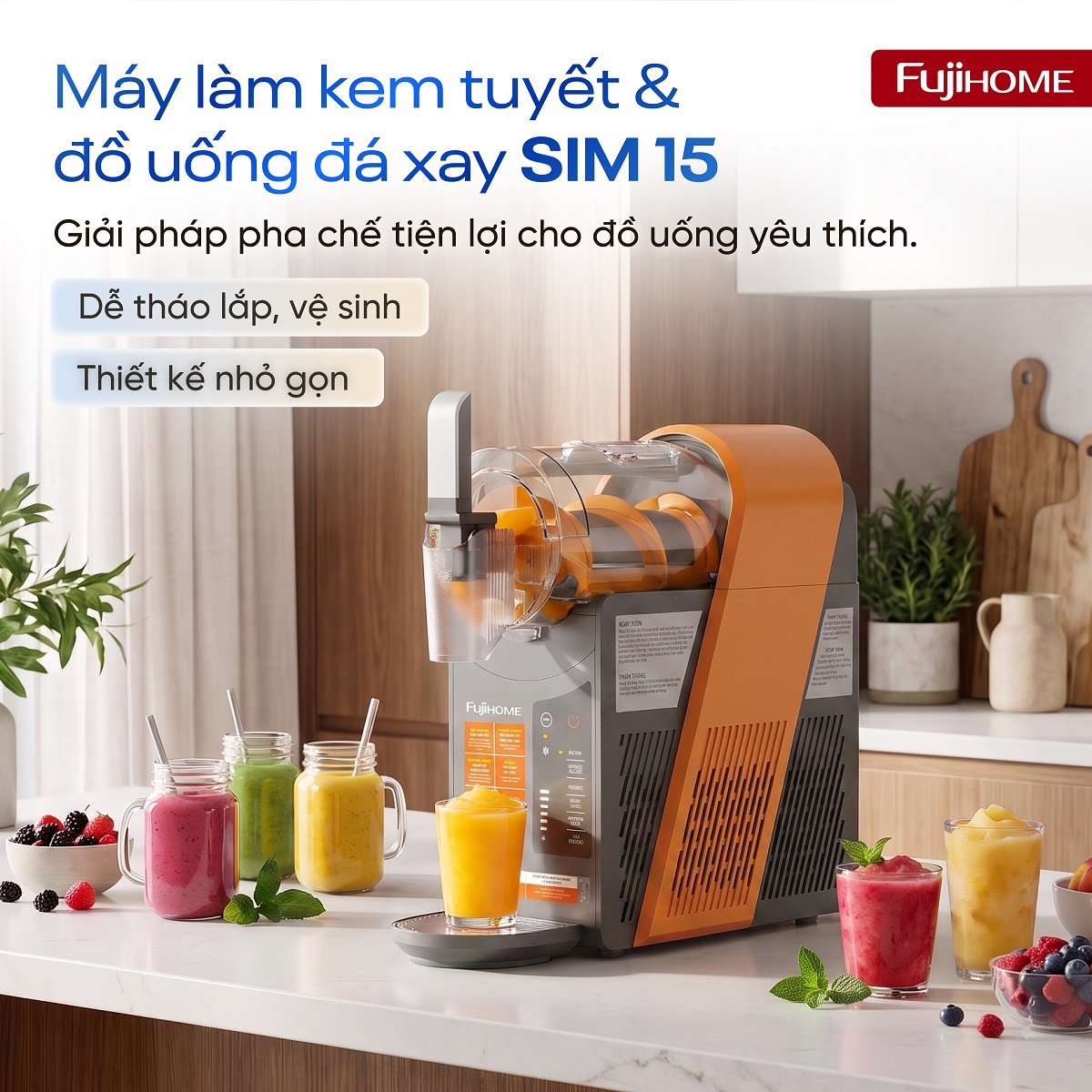 Máy làm đồ uống đá xay Fujihome SIM15