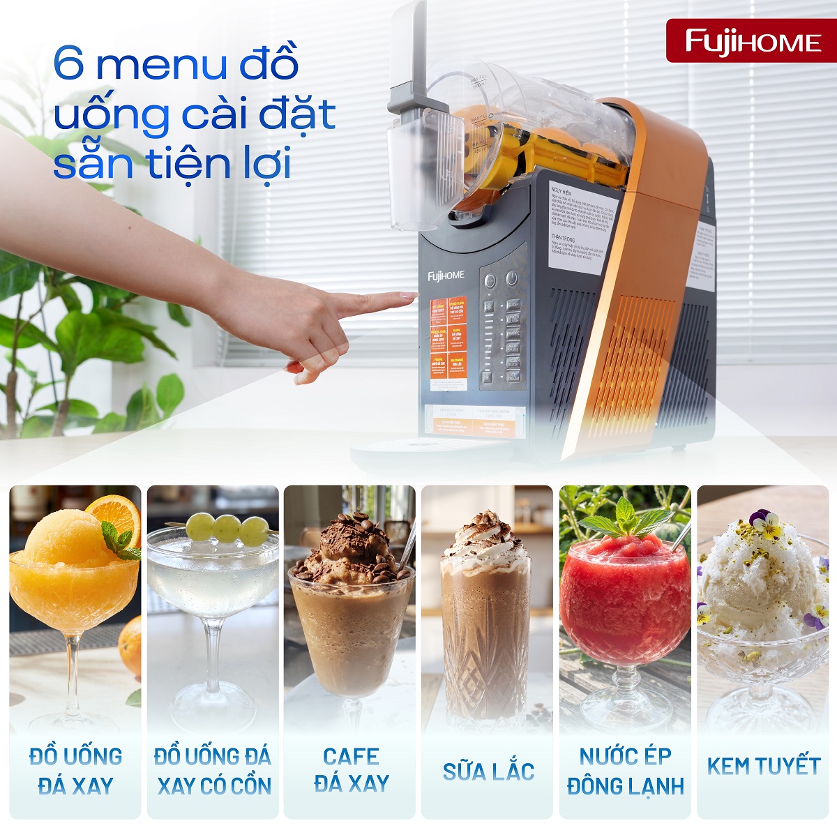 Máy làm đồ uống đá xay Fujihome SIM15