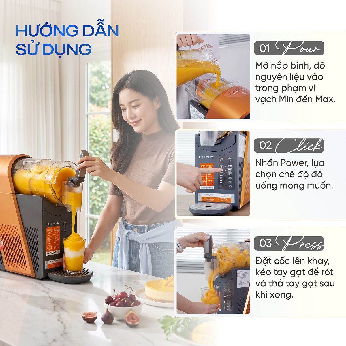 Máy làm đồ uống đá xay Fujihome SIM15