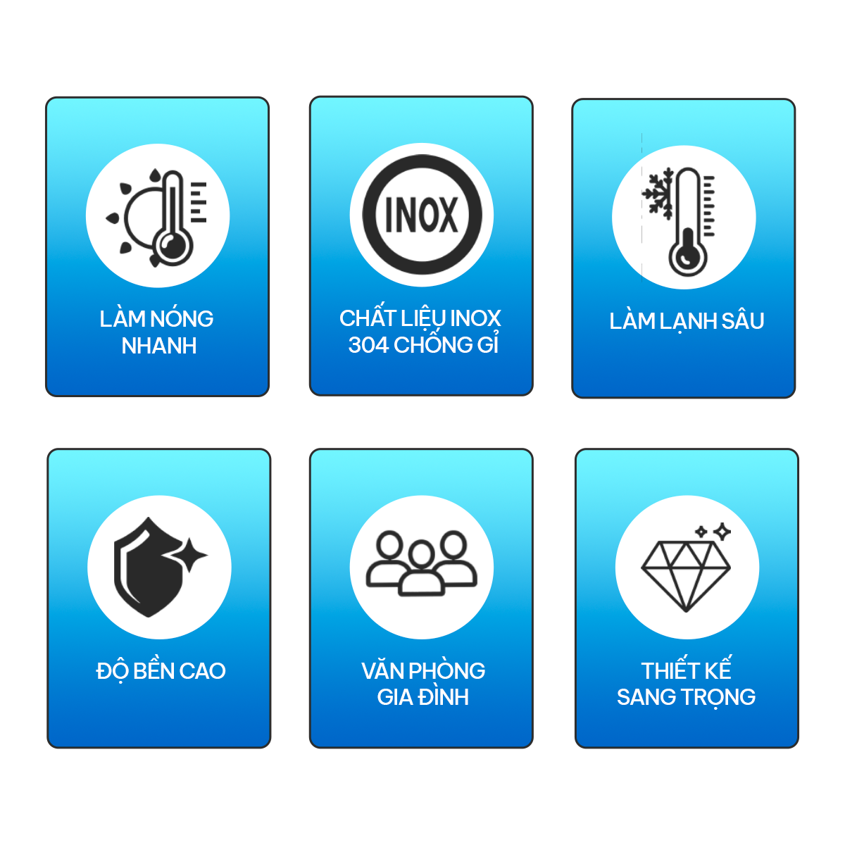 Cây nước nóng lạnh bình âm cao cấp Fujihome WD606ES