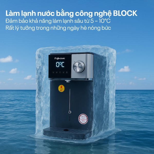 Máy lọc nước RO nóng lạnh Fujihome WP302C