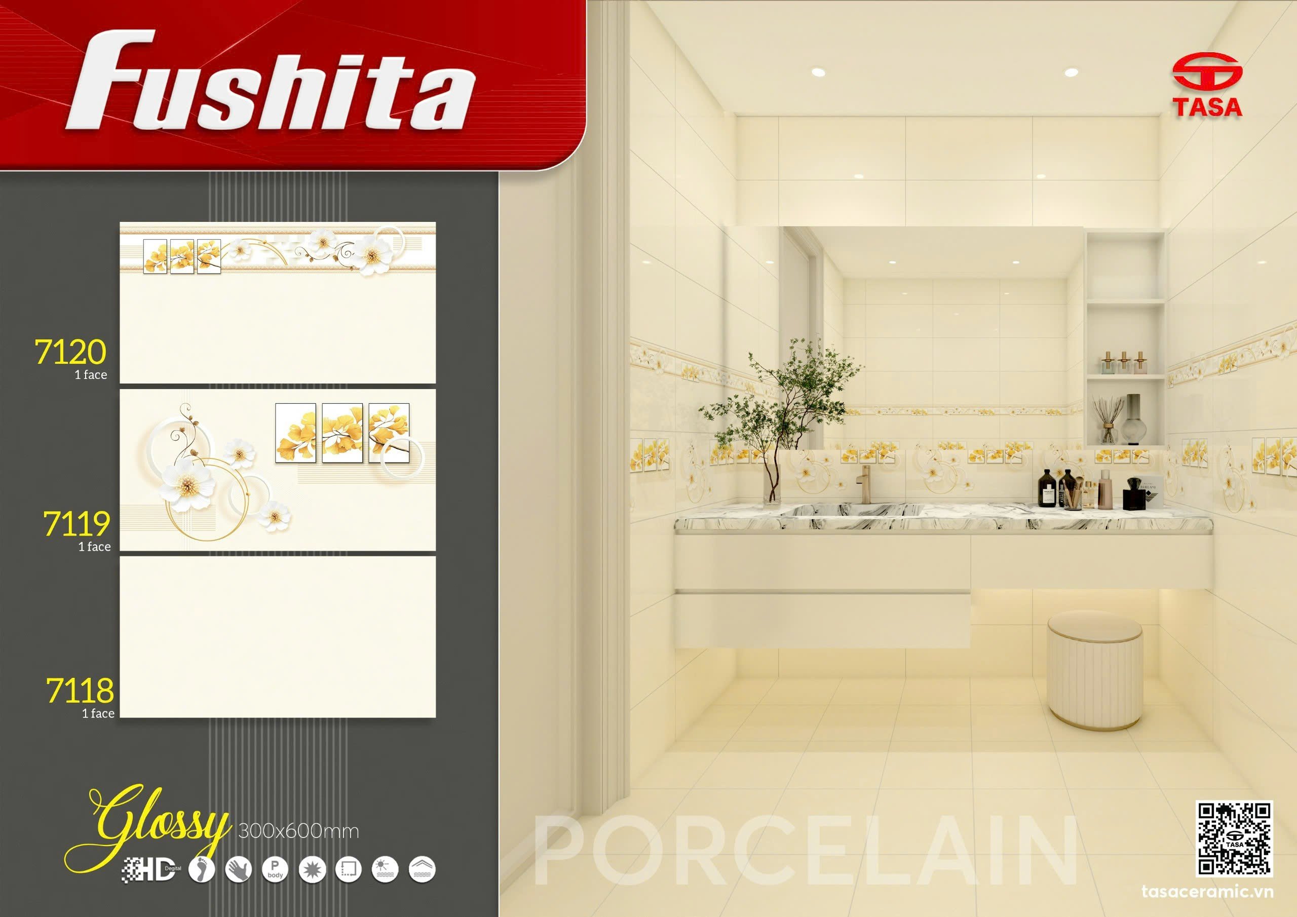 Gạch ốp tường kt 30 x60