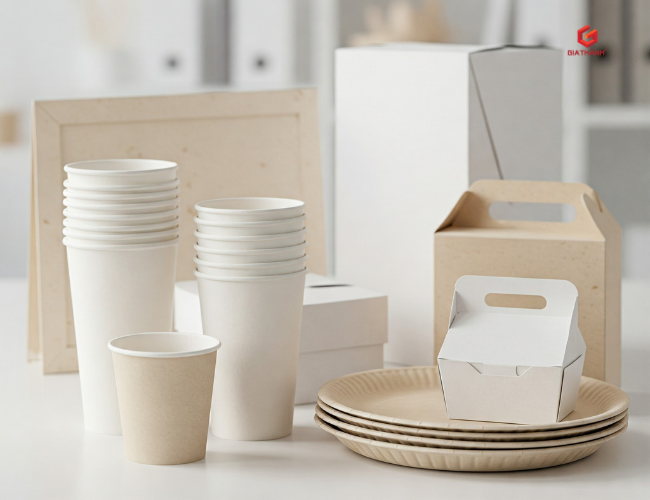 Dụng cụ giấy dùng một lần: Giải pháp tiện lợi cho doanh nghiệp