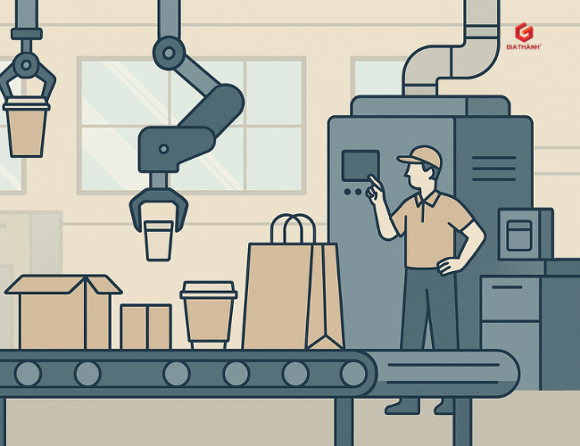 Doanh nghiệp sản xuất bao bì giấy đáp ứng tiêu chuẩn mua sắm chuyên nghiệp