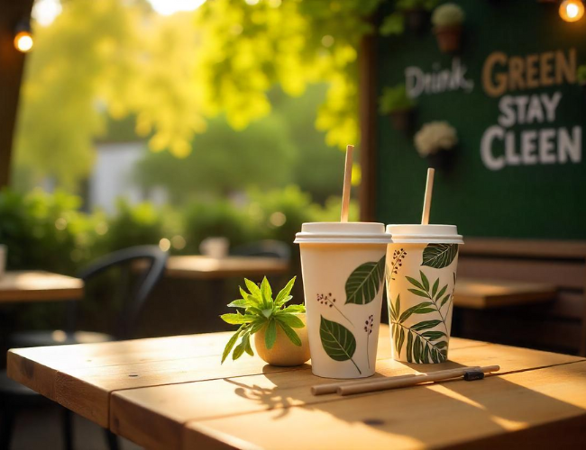 Bí quyết tăng doanh thu quán cafe với ly giấy và ống hút giấy