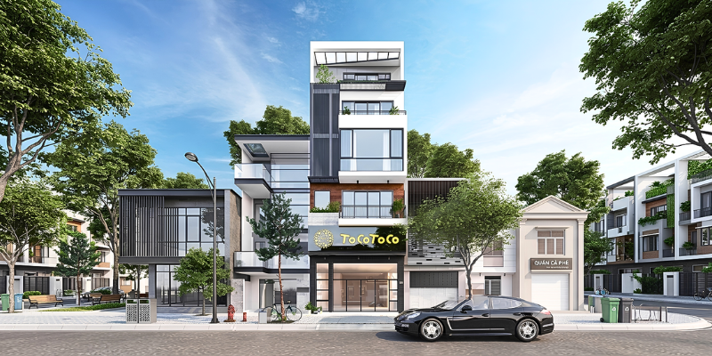 Thiết kế nhà phố kết hợp kinh doanh