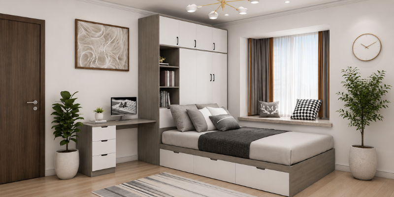 Giường ngủ thông minh dành cho căn hộ nhỏ
