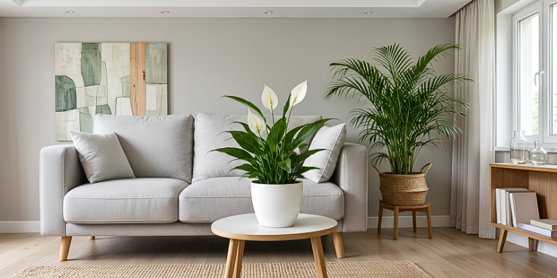 Cây lan ý thường được lựa để trồng trong nhà 
