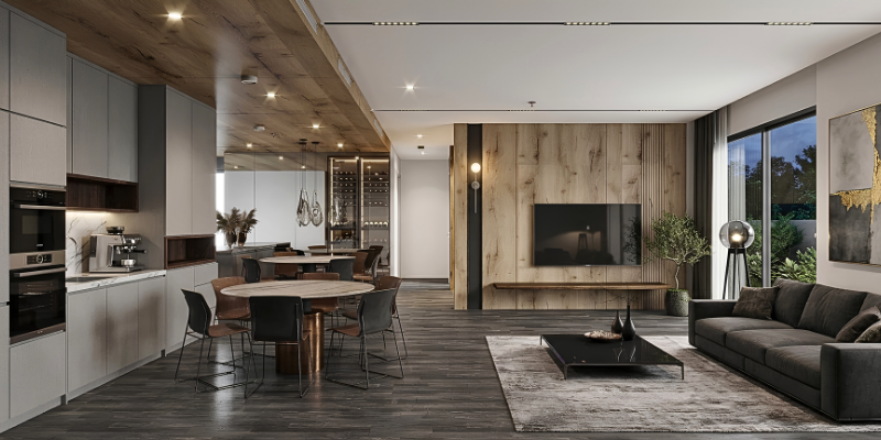 Mẫu thiết kế nội thất hiện đại dành cho nhà ở