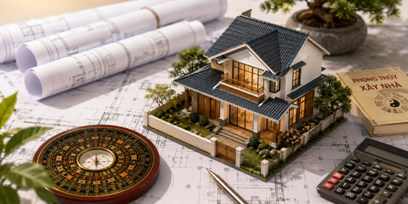 Chuẩn bị tài chính trước khi xem phong thuỷ xây nhà