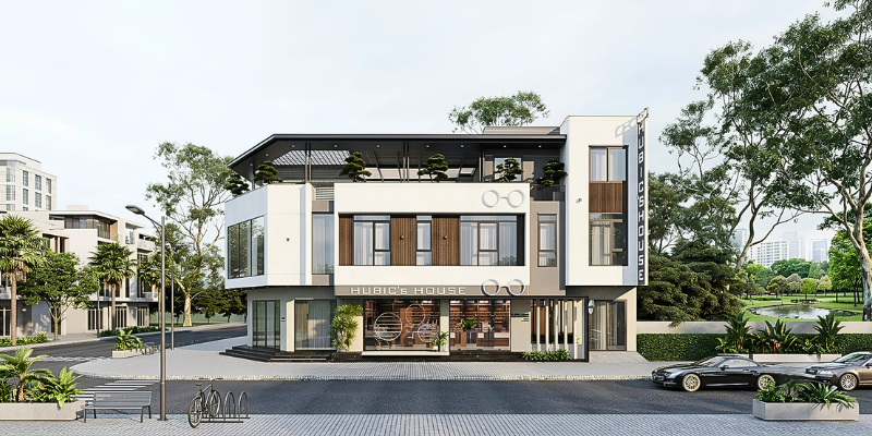 Lợi thế của nhà nằm ở góc 2 mặt tiền đường
