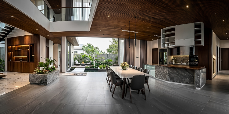 Nội thất phòng ăn hiện đại