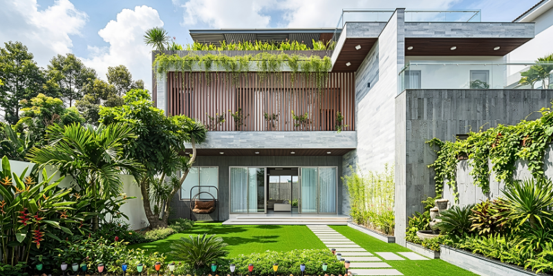 Sân vườn diện tích nhỏ