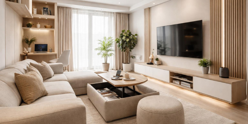 Bố trí nội thất cho phòng khách nhỏ