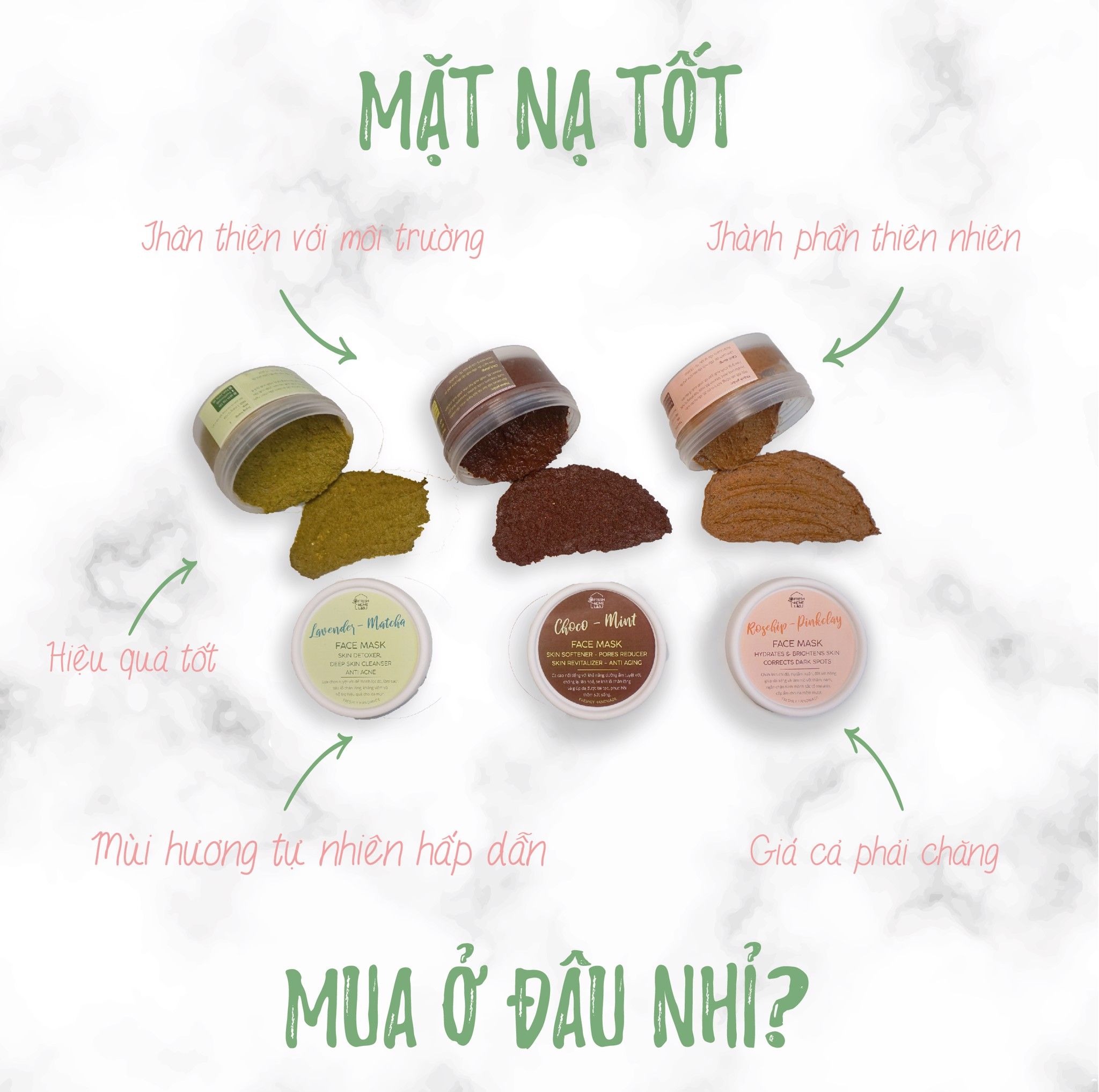 Set mặt nạ & tẩy TBC dưỡng da