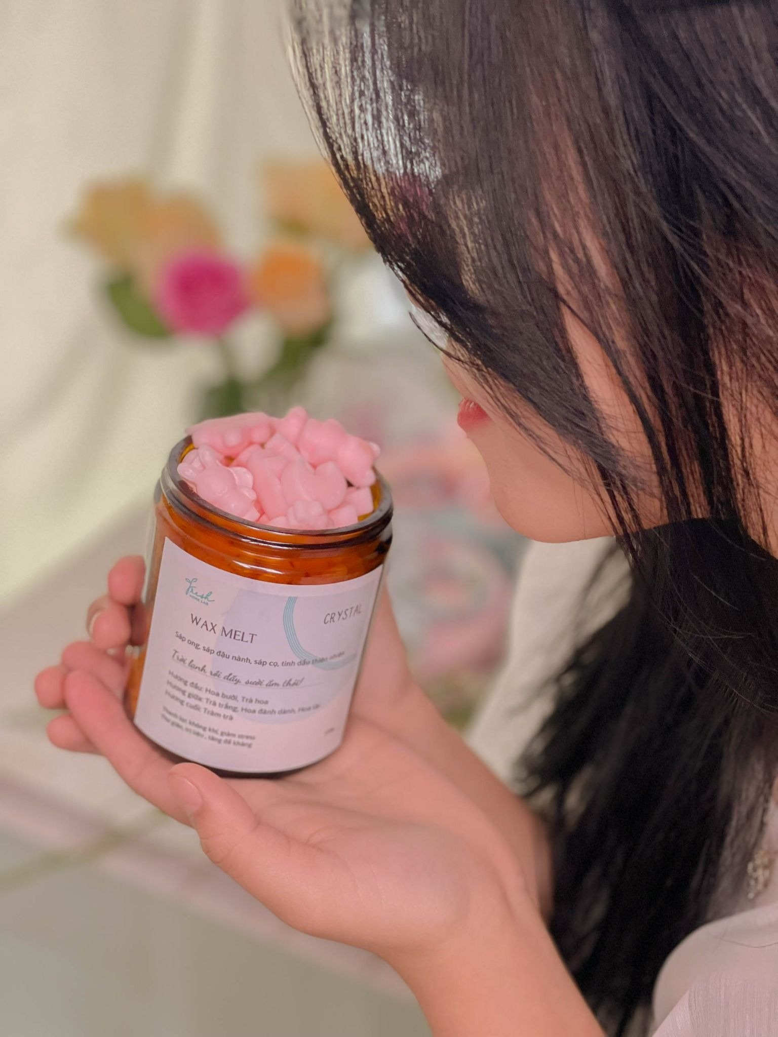 Sáp thơm tan chảy Wax Melt tinh dầu thiên nhiên thơm phòng ngủ, thư giãn