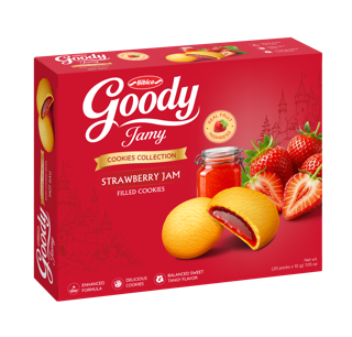 Goody Jamy Strawberry Filled Cookies