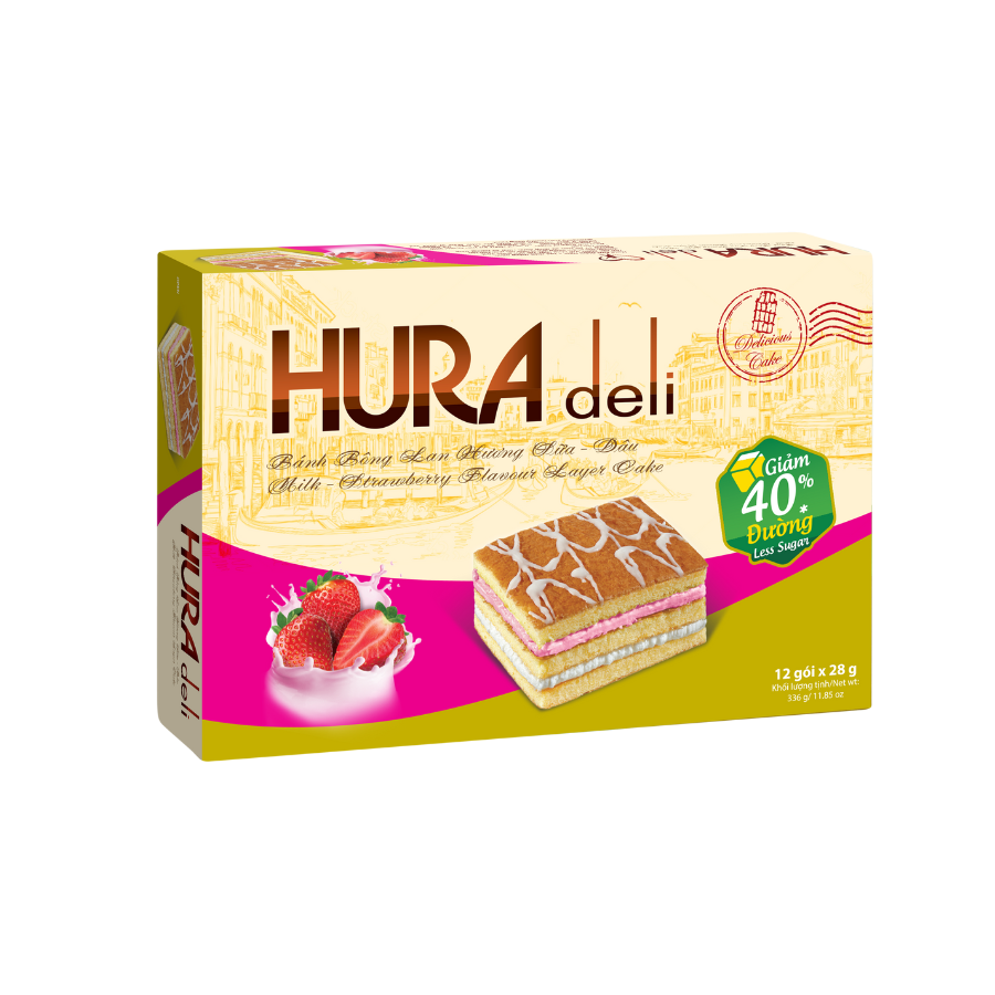 Hura Deli Milk-Strawberry Flavor