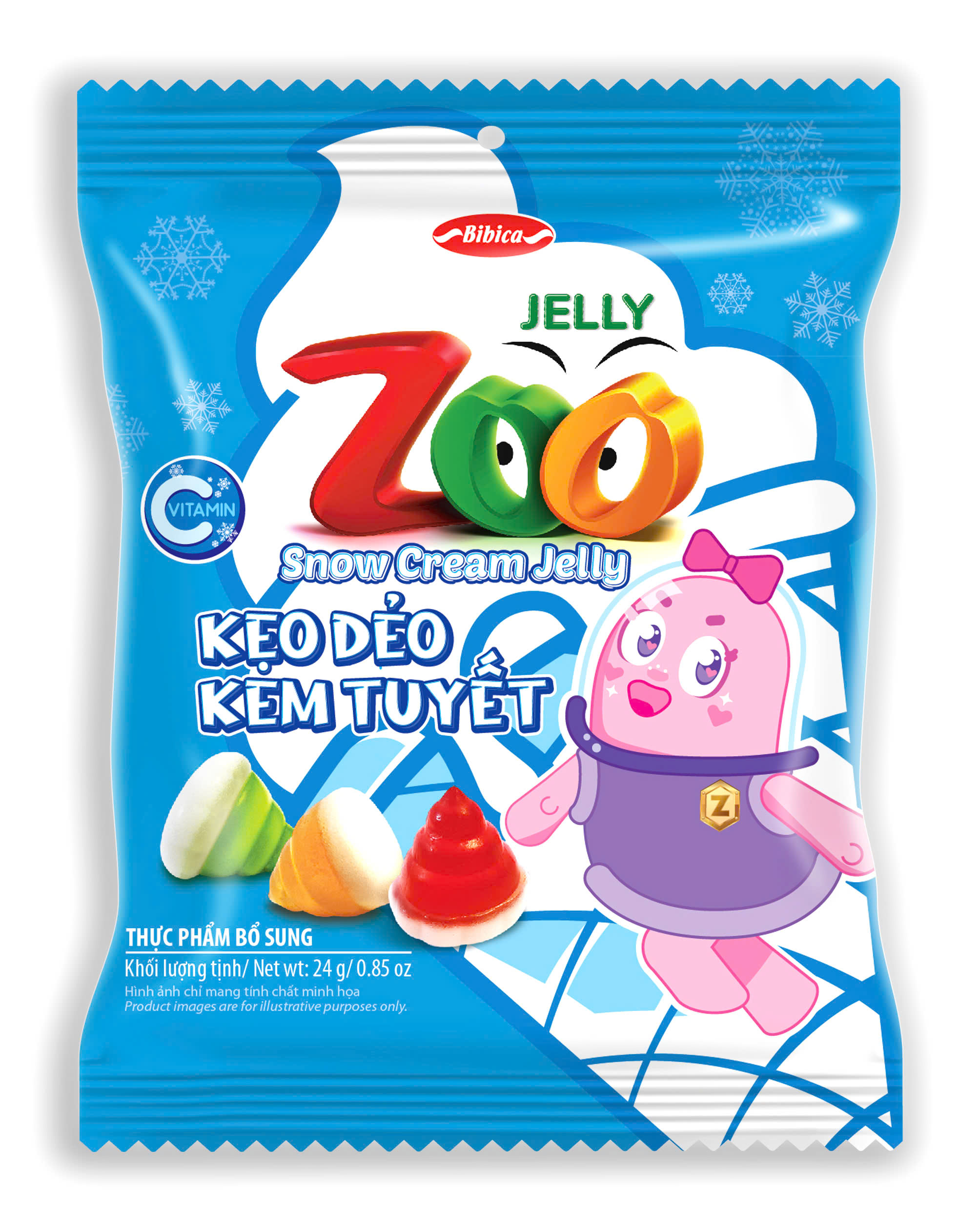 Zoo Snow Cream Jelly 24g