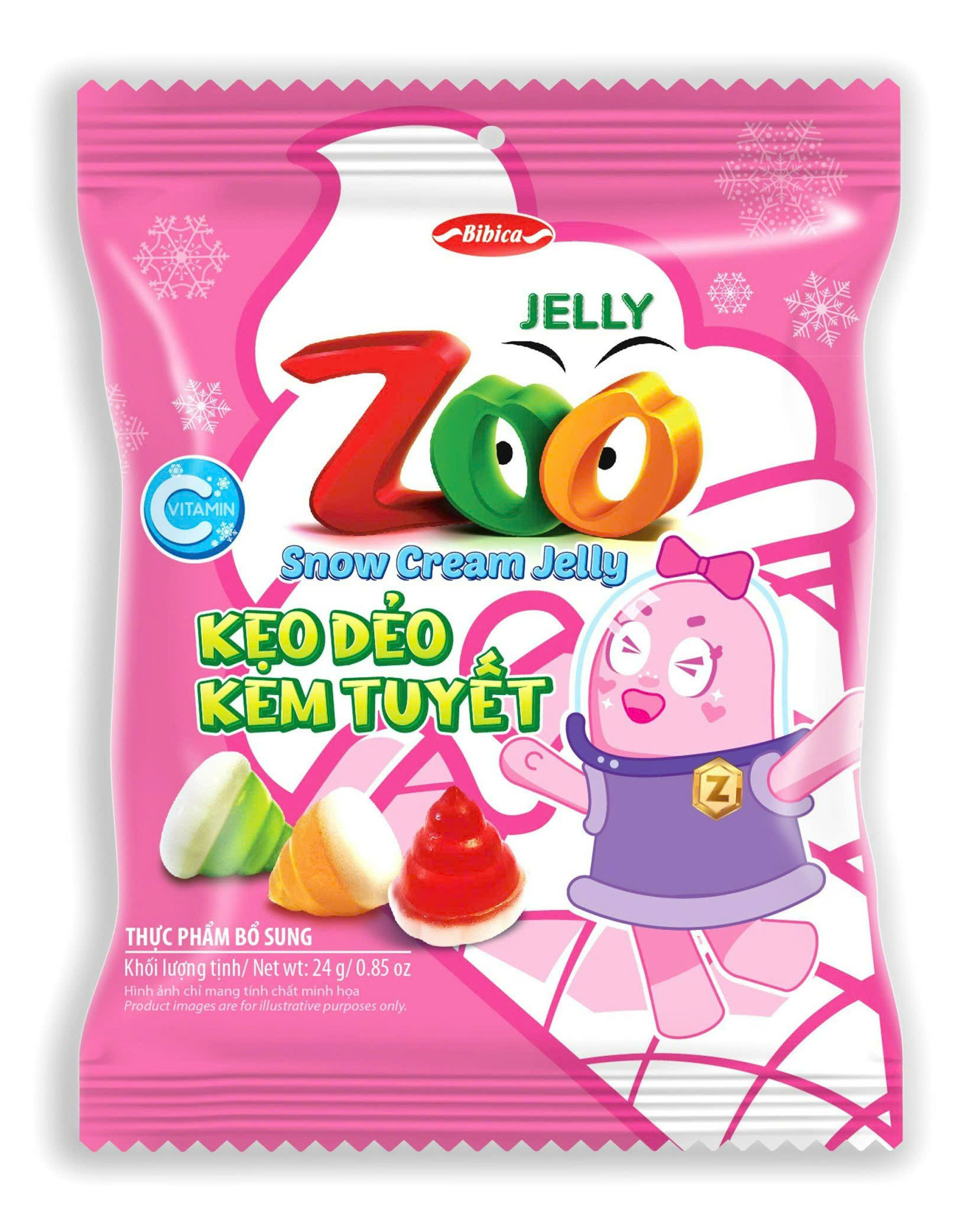 Zoo Snow Cream Jelly 24g