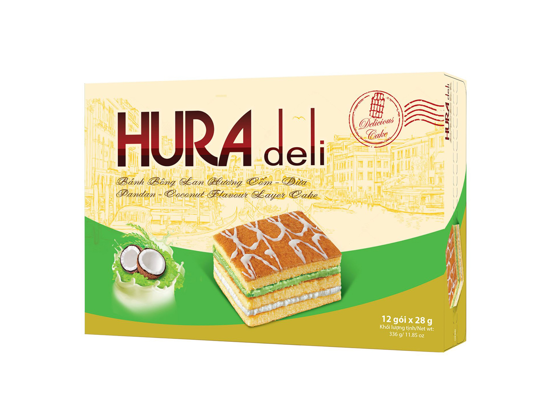 Cốm - Dừa hộp 336g