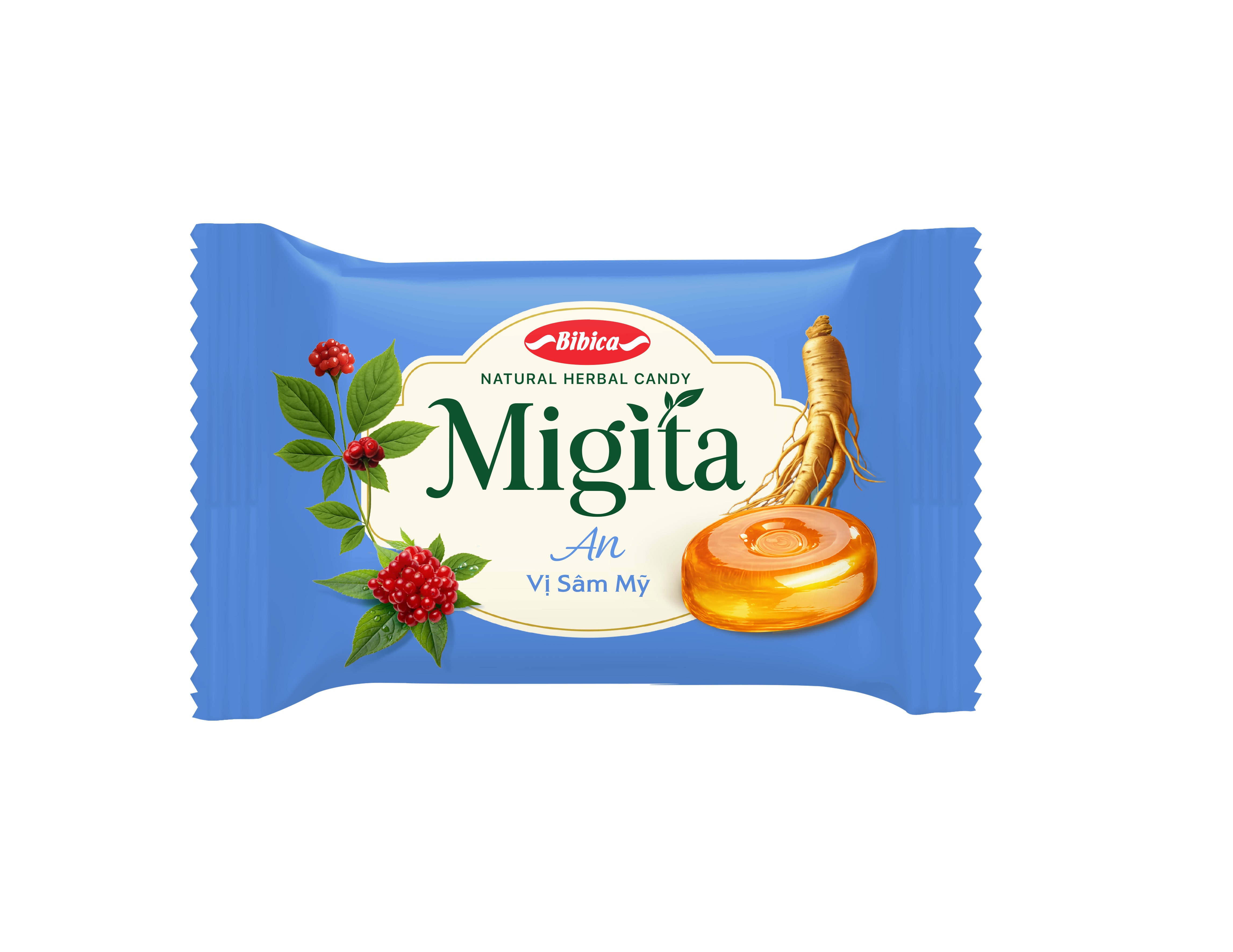 Kẹo thảo mộc ít đường Migita An - Thanh - Trí