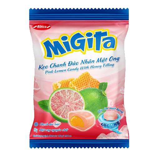 Kẹo Migita Chanh Muối - Gừng Nhân Mật Ong - Chanh Đào Nhân Mật Ong