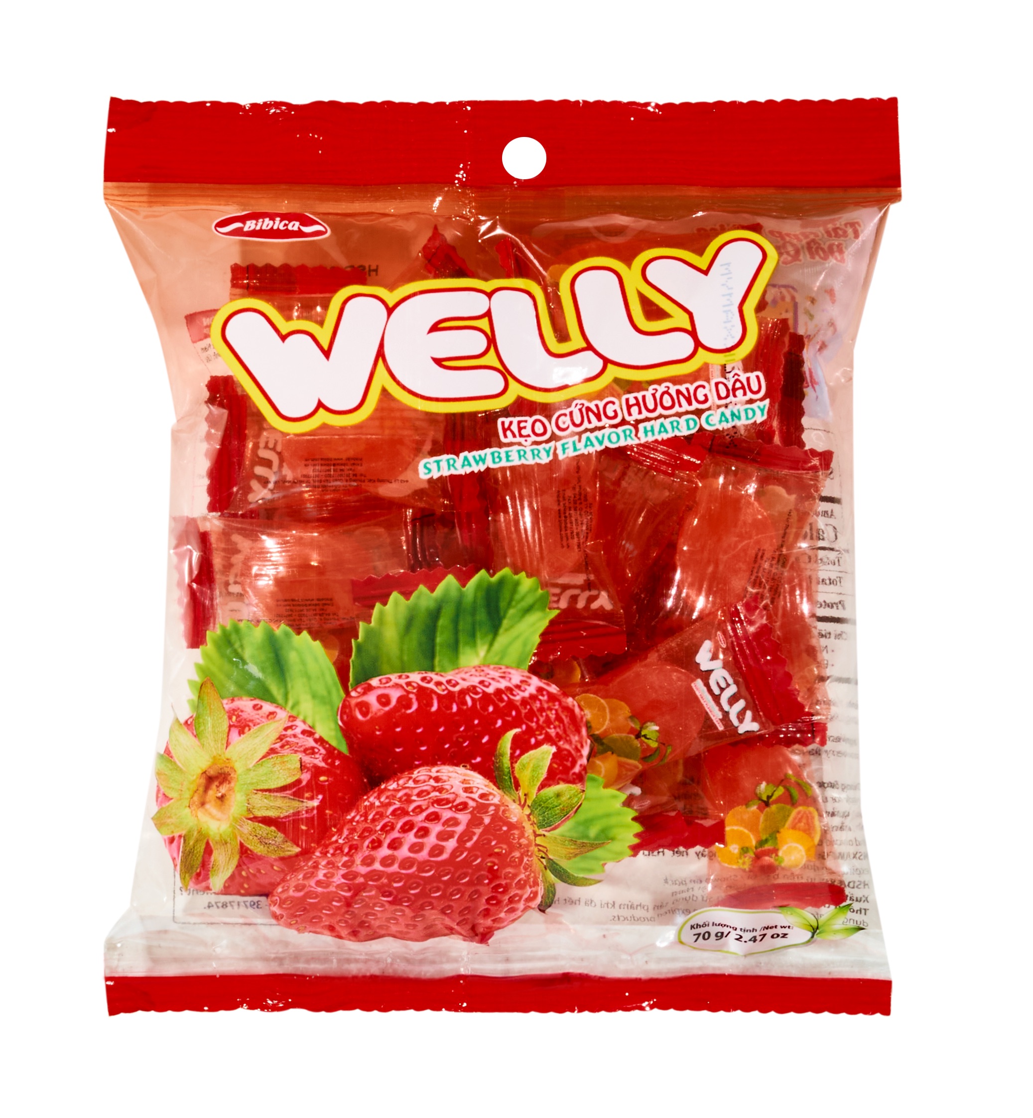 Kẹo Cứng Welly Ổi - Cam - Chanh - Dâu - Hỗn Hợp