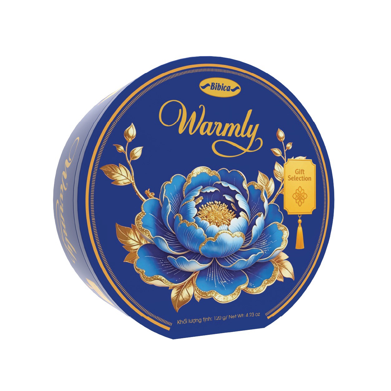 Bánh Warmly vạt góc Mẫu Đơn Xanh  HT 120g