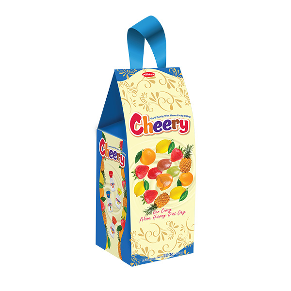 Kẹo cứng nhân trái cây Cheery HG 200g - Xanh(4kg)