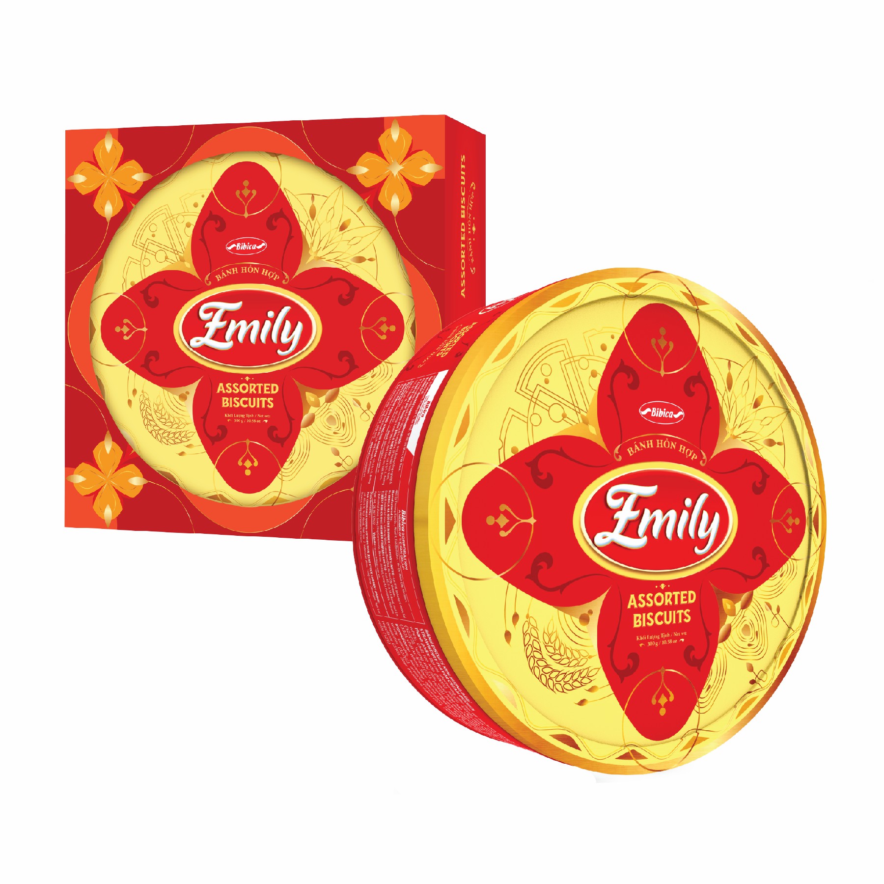 Bánh hỗn hợp Emily Hoa Đào HN 300g ( 3 Kg)